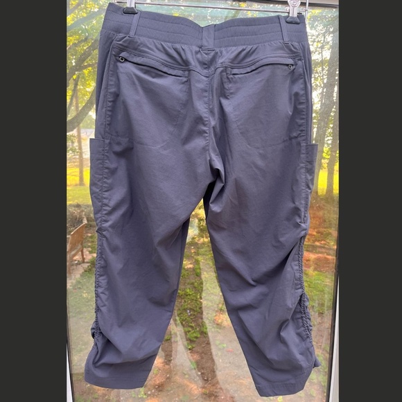 Title Nine Recycled Clamber 2.0 Hiking Capris in Indigo Blue Women's Size 12 - Picture 6 of 11